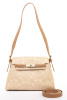 фото 439-80 881060-1 Сумка кросс-боди женская экокожа FEFE бежевый-молочный