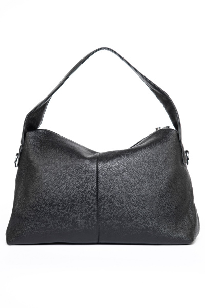 429-77 612 Сумка хобо женская натуральная кожа Ludor черный