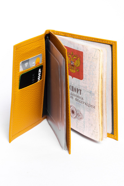 фото 435-50 ВП 125 Л(126) Обложка для документов DE-GOSA желтый