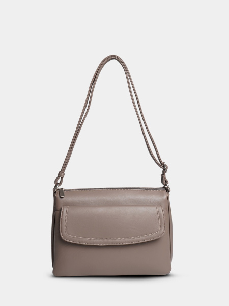 фото 451-52 550255 Сумка кросс-боди женская экокожа Ludor бежевый