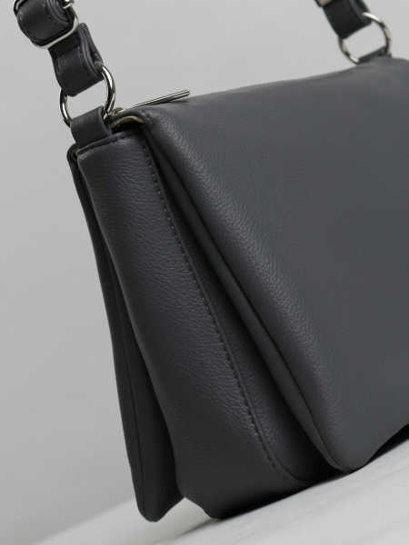 фото 455-90 550207 Сумка кросс-боди женская экокожа Ludor серый