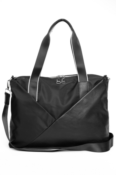 437-33 C8307-3 Сумка Тоут женская текстиль Ludor черный 437-33 C8307-3 Сумка Тоут женская текстиль Ludor черный