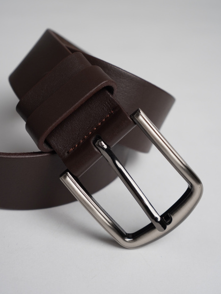 фото 453-07  Ремень мужской DG коричневый