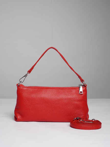 фото 451-94 9020 Клатч женский натуральная кожа Ludor красный