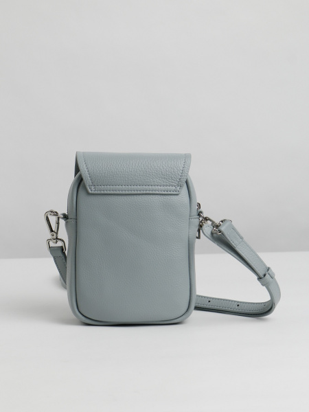 фото 454-76 788 Сумка кросс-боди женская натуральная кожа Ludor голубой