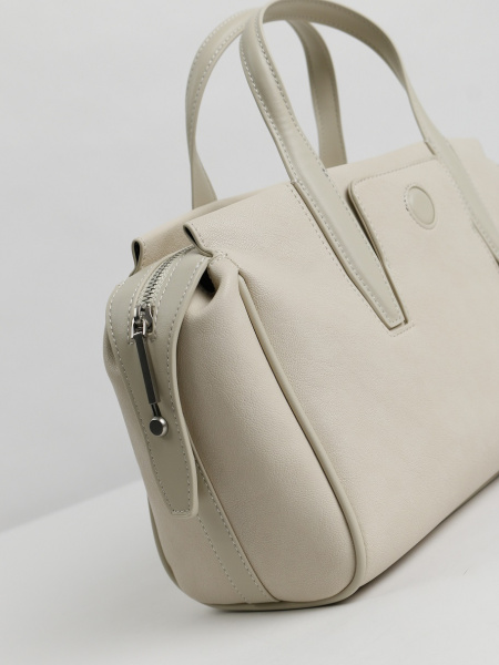 456-21 550286 Сумка тоут женская экокожа Ludor бежевый