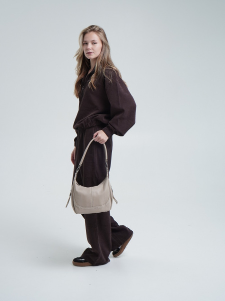 фото 451-71 550253 Сумка кросс-боди женская экокожа Ludor молочный