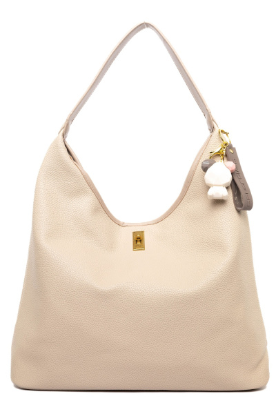 445-30 СМ7168 Сумка хобо женская экокожа David Jones молочный