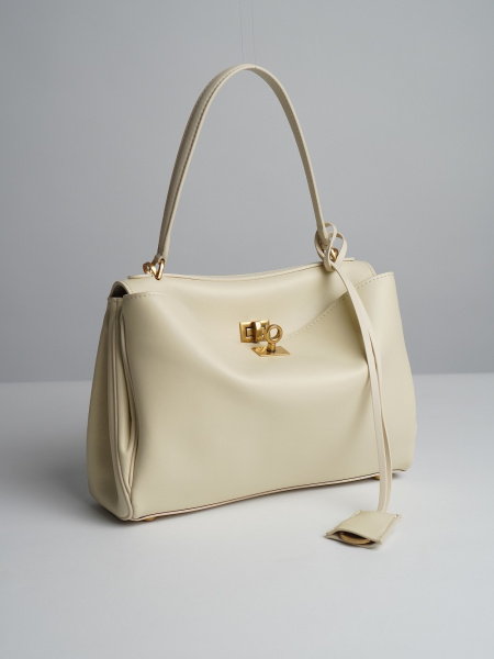 447-39 BL29см(золото) Сумка стракчэд женская натуральная кожа Ludor молочный 447-39 BL29см(золото) Сумка стракчэд женская натуральная кожа Ludor молочный