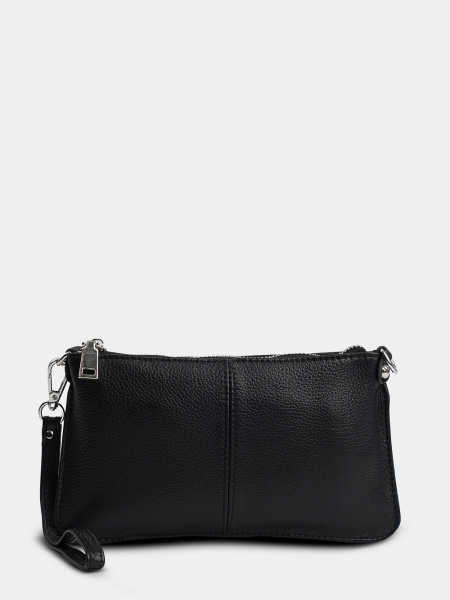 фото 454-34 711 Клатч женский натуральная кожа Ludor черный