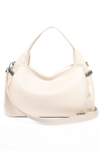 442-51 5250 Сумка хобо женская экокожа Safenta молочный