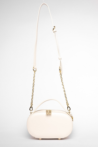 фото 428-87 9968 Сумка кросс-боди женская натуральная кожа Ludor молочный