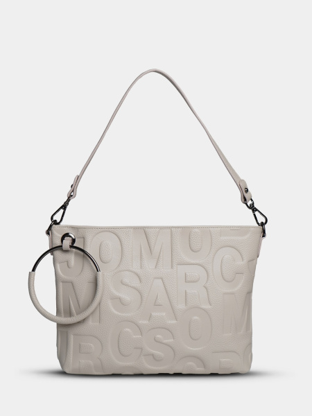 фото 446-69 8119 Сумка кросс-боди женская натуральная кожа Ludor молочный