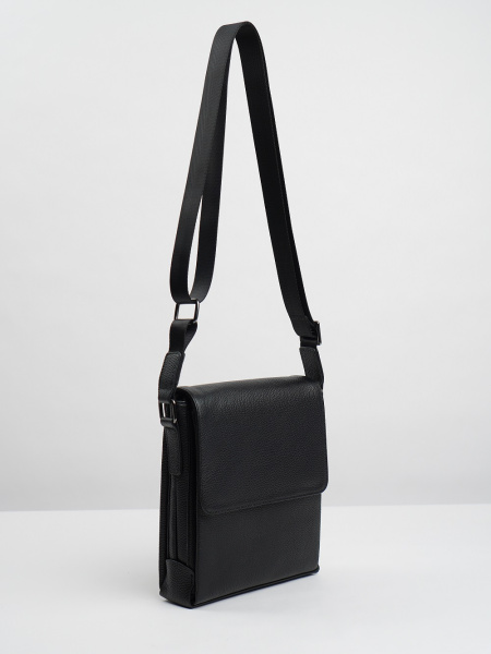 фото 453-75 1170-3 Сумка кросс-боди мужская натуральная кожа DE-GOSA черный