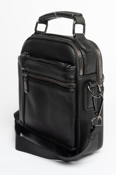 фото 418-02 8231-2 Сумка кросс-боди мужская экокожа DE-GOSA черный