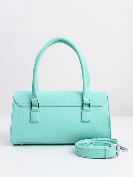 442-31 5255 Сумка стракчэд женская экокожа Safenta бирюза