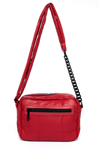 фото 437-62 28076 Сумка кросс-боди женская экокожа Safenta красный