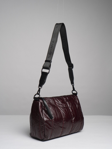 фото 451-16 58083 Сумка кросс-боди женская экокожа Safenta бордовый