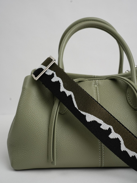 фото 456-36 ремень текст Ремень для сумки Ludor черный-хаки