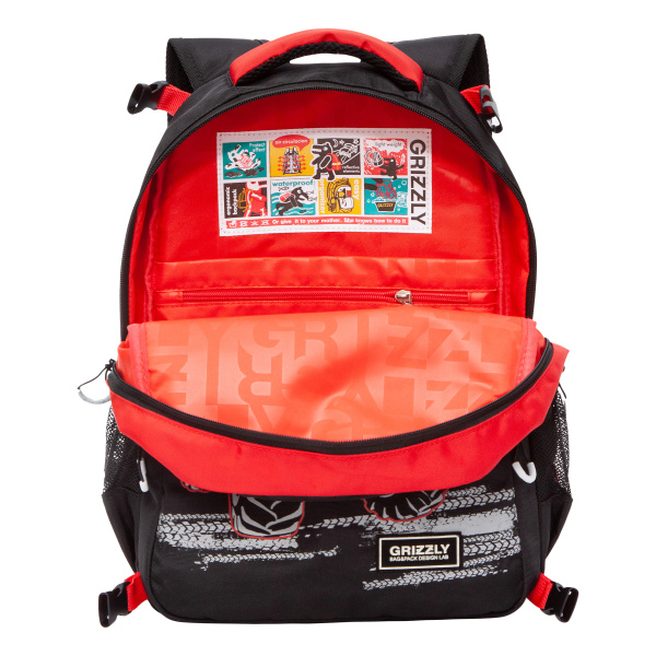 фото 380-80 RB-258-1 Рюкзак молодежный Grizzly черный
