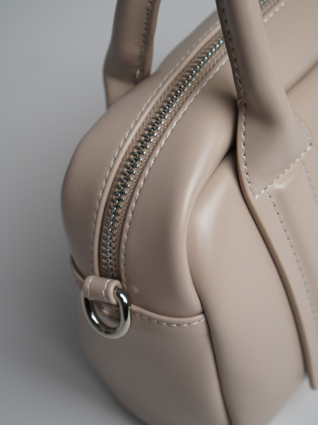 447-25 550206 Сумка тоут женская экокожа Ludor светло-бежевый