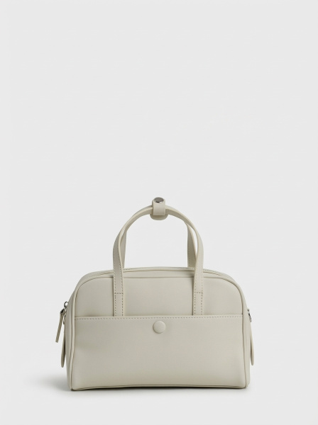 456-56 5159 Сумка доум женская натуральная кожа Ludor бежевый