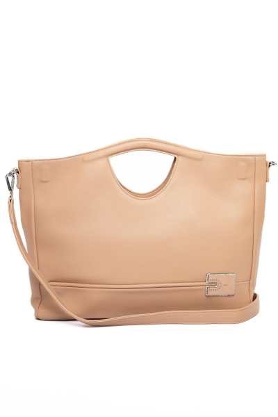 444-07 58168 Сумка тоут женская экокожа Safenta бежевый 444-07 58168 Сумка тоут женская экокожа Safenta бежевый