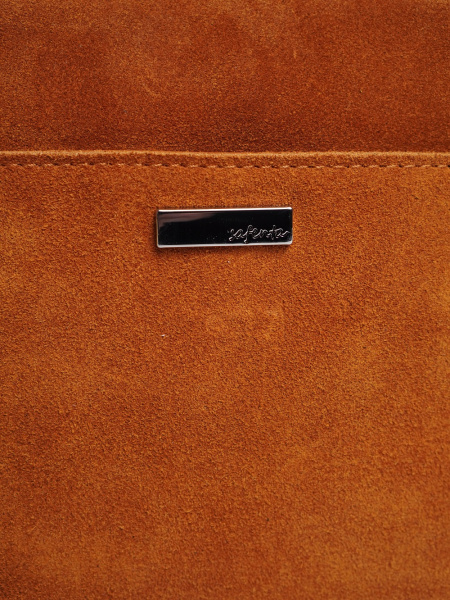 фото 452-45 98177-3 Сумка кросс-боди женская натуральная замша Safenta коричневый