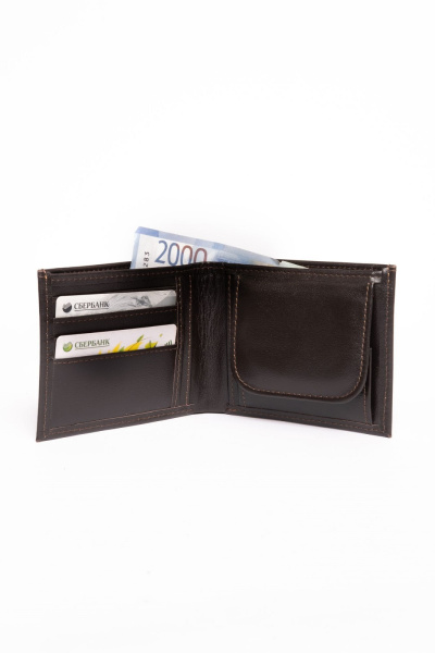 фото 413-86 303 л Кошелек мужской DE-GOSA темно-коричневый