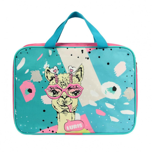 фото 406-39 402.0248 Школьная папка с ручками Luris розовый