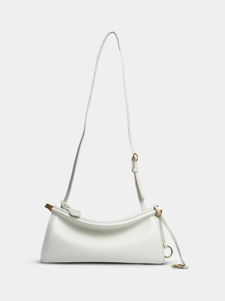 фото 450-35 8078 Сумка кросс-боди женская натуральная кожа Ludor молочный