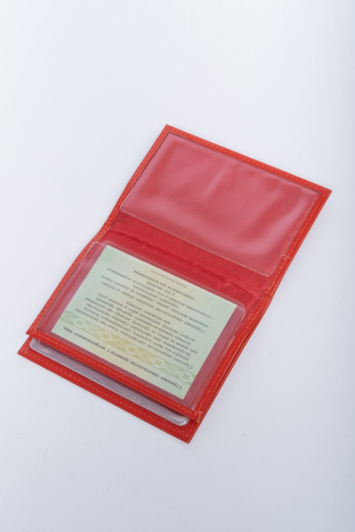 фото 391-64 ВП 125 Обложка для документов DE-GOSA красный