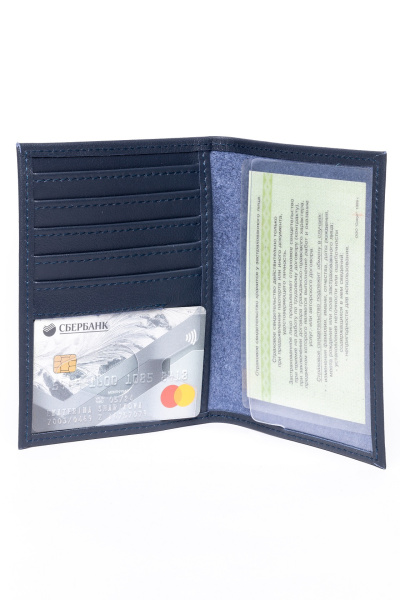 фото 435-46 ВП 124 Л(151) Обложка для документов DE-GOSA синий