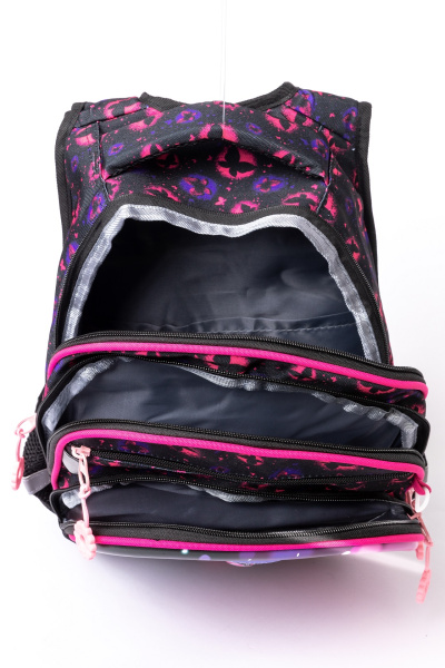 фото 431-70 1610 бабочки Ранец для девочки De-Gosa (bf) черный