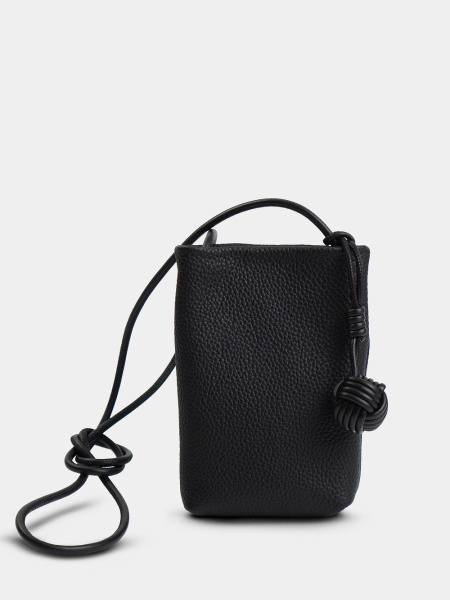 фото 453-49 2022 Сумка кросс-боди женская натуральная кожа DG черный