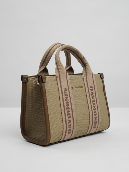 фото 445-46 СМ7459 Сумка кросс-боди женская текстиль David Jones хаки