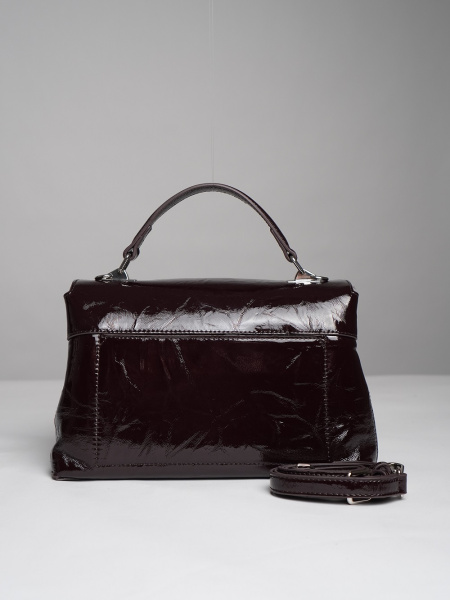 452-07 66-19масло Сумка стракчэд женская натуральная кожа Ludor темно-коричневый