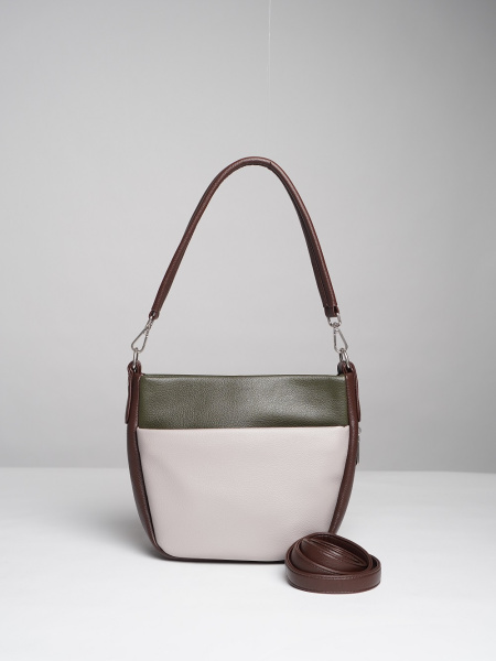 фото 451-36 550231 Сумка кросс-боди женская экокожа Ludor темно-коричневый