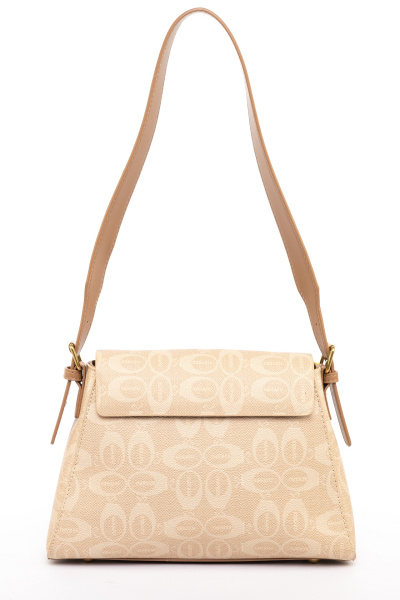 фото 439-80 881060-1 Сумка кросс-боди женская экокожа FEFE бежевый-молочный