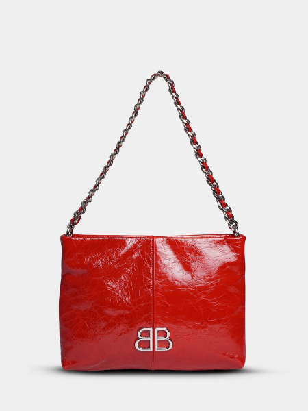 фото 451-24 187 Сумка кросс-боди женская натуральная кожа Ludor красный