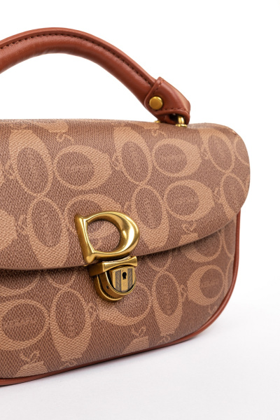 фото 439-81 881136 Сумка кросс-боди женская экокожа FEFE коричневый