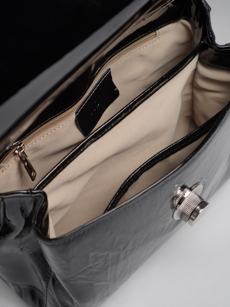 452-07 66-19масло Сумка стракчэд женская натуральная кожа Ludor темно-коричневый