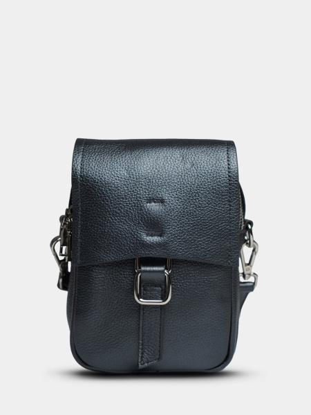 фото 454-77 788 Сумка кросс-боди женская натуральная кожа Ludor серый