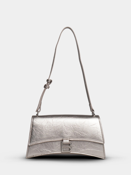 441-13 881075 Сумка кросс-боди женская экокожа Ludor серый фото 441-13 881075 Сумка кросс-боди женская экокожа Ludor серый