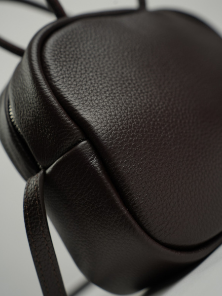 фото 454-60 80207 Сумка кросс-боди женская натуральная кожа Ludor темно-коричневый