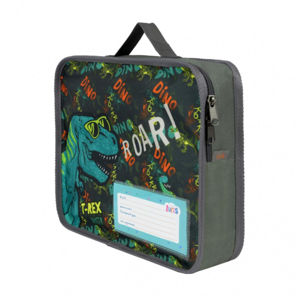 фото 406-45 88.1322 Школьная папка с ручками Luris серый