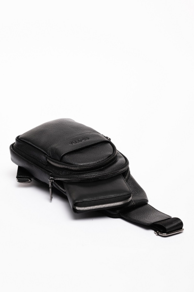 фото 380-42 66330 Сумка кросс-боди мужская натуральная кожа DE-GOSA черный