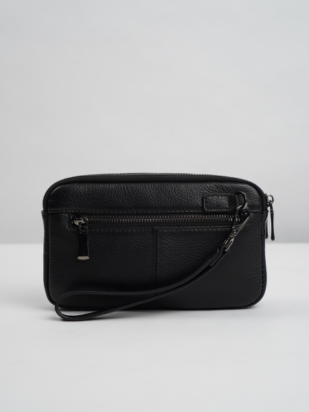 фото 453-76 22-9805-1 Клатч мужской натуральная кожа DE-GOSA черный