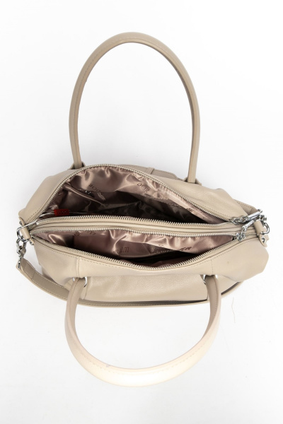 420-35 С0840Н Сумка доум женская натуральная кожа Ludor бежевый