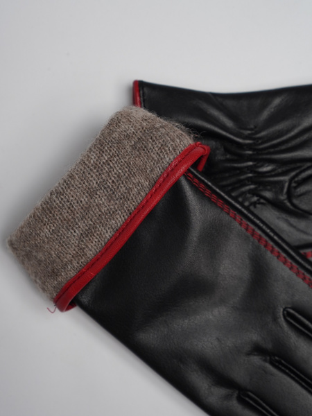 фото 449-14 3562(8,5) Перчатки женские натуральная кожа  черный